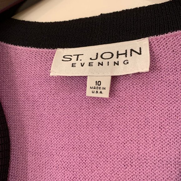 St John Evening lavender sequin jacket - Picture 2 of 5